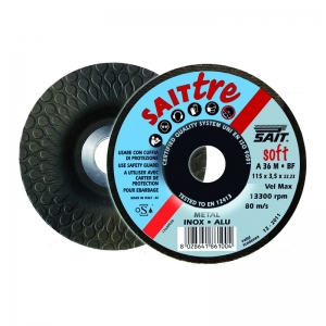BFST A 36M SAIT-Tre (METAL-INOX-ALU) Yarı Esnek Güçlendirilmiş Zımpara Diski